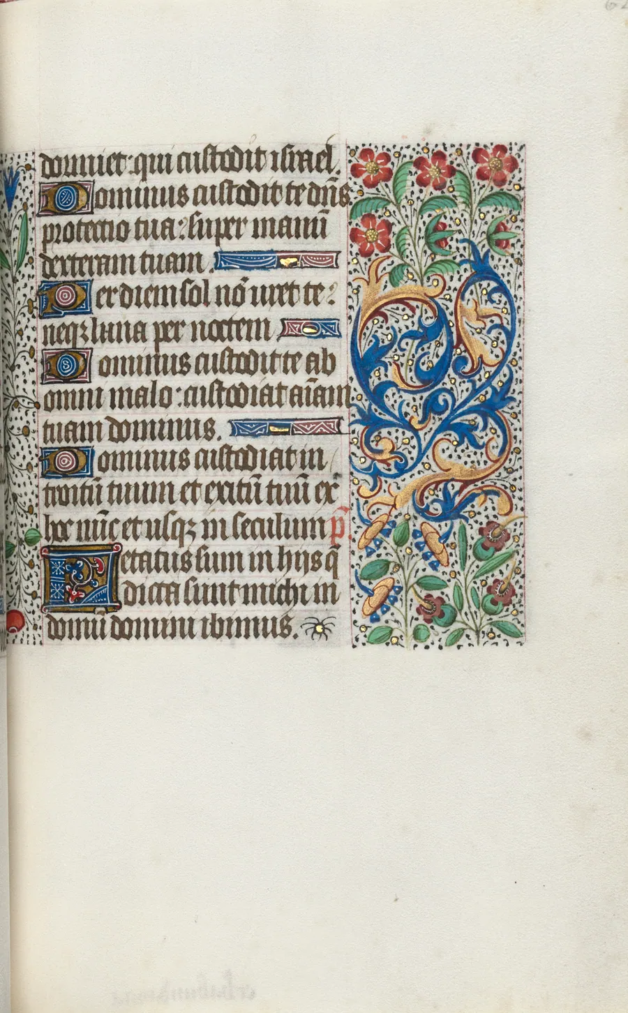 Book of Hours (Use of Rouen): fol. 62r by Master of the Geneva Latini