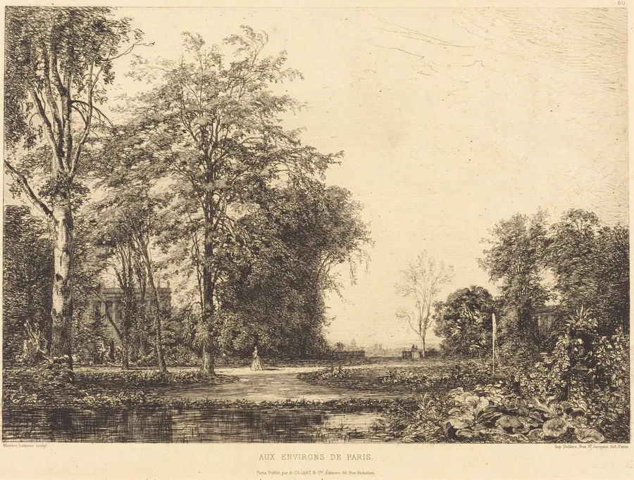 Aux environs de Paris by Maxime Lalanne