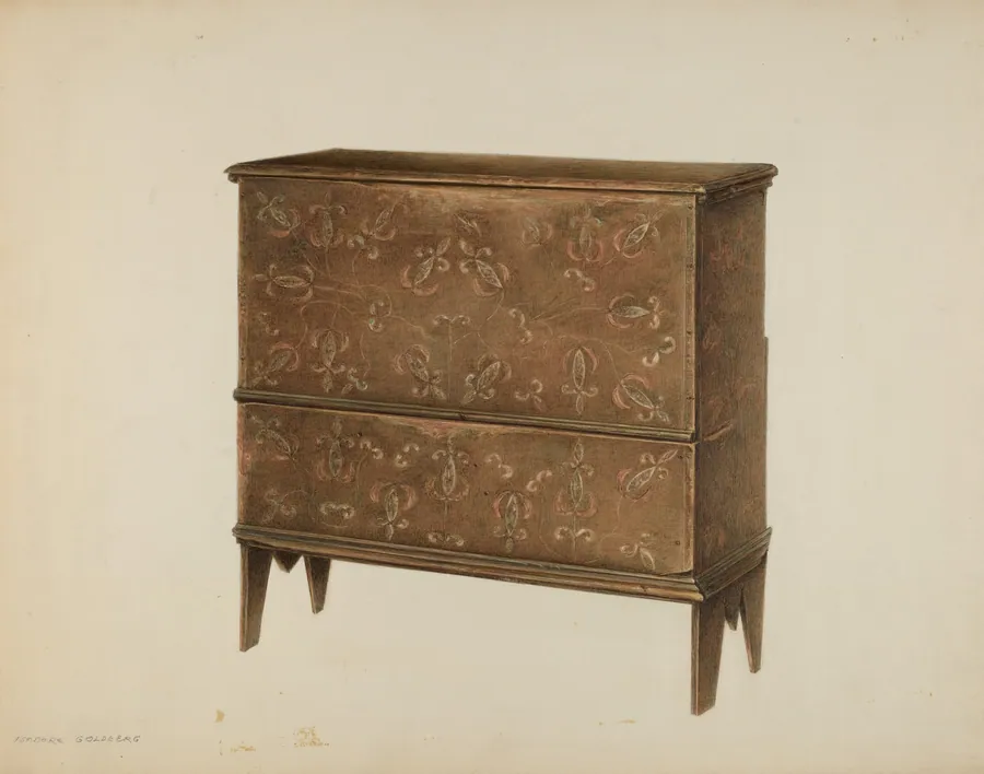 Chest with Drawer by Isadore Goldberg