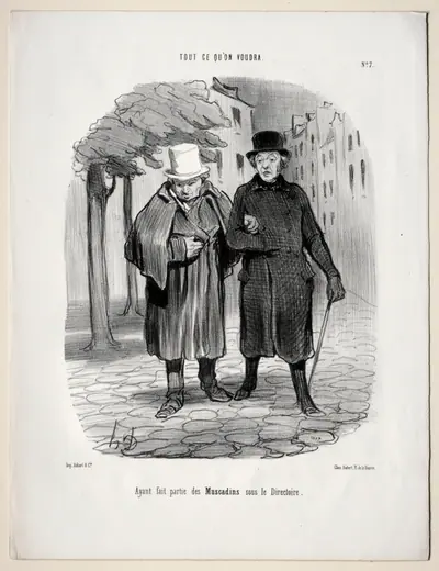 Former dandies under the Directory