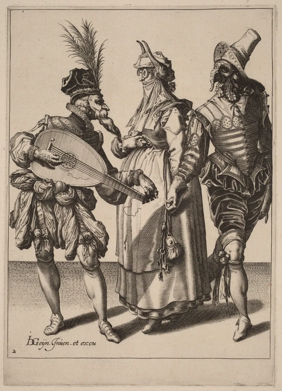 A Couple Addressed by a Lute Player by Zacharias Dolendo