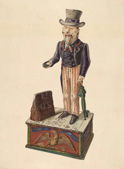Toy Bank: Uncle Sam