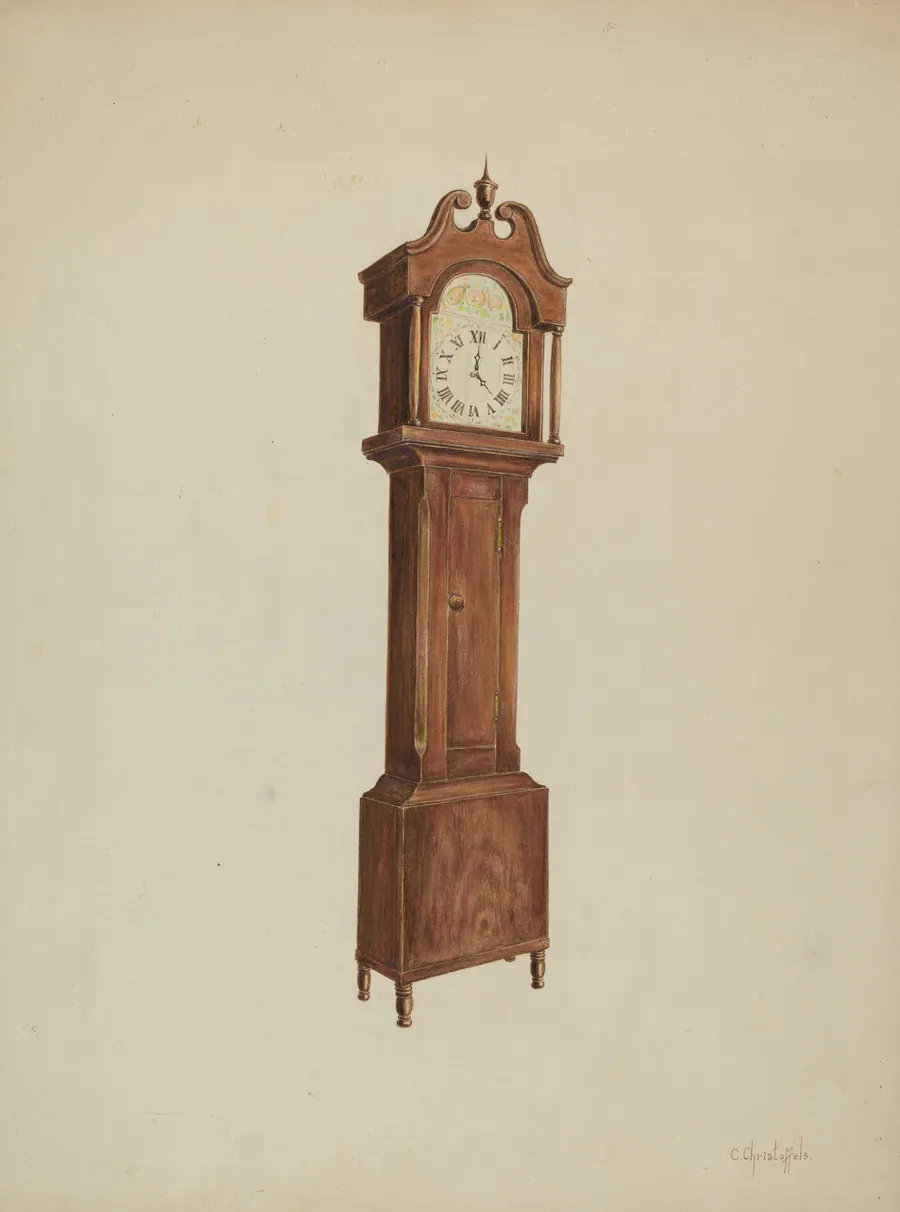 Grandfather Clock by Cornelius Christoffels
