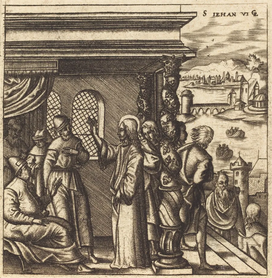 Christ Teaching in the Synagogue by Léonard Gaultier