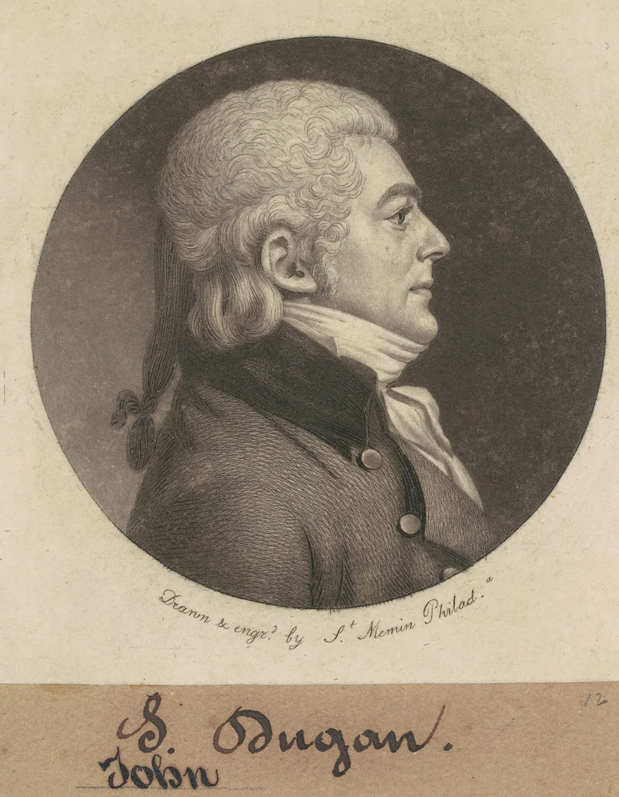 John Dugan by Charles B. J. Févret de Saint-Mémin