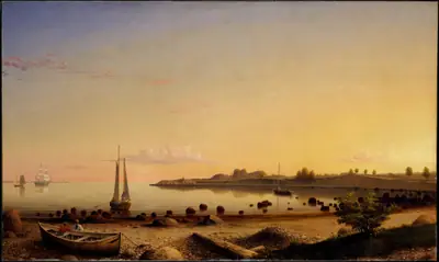 Stage Fort across Gloucester Harbor