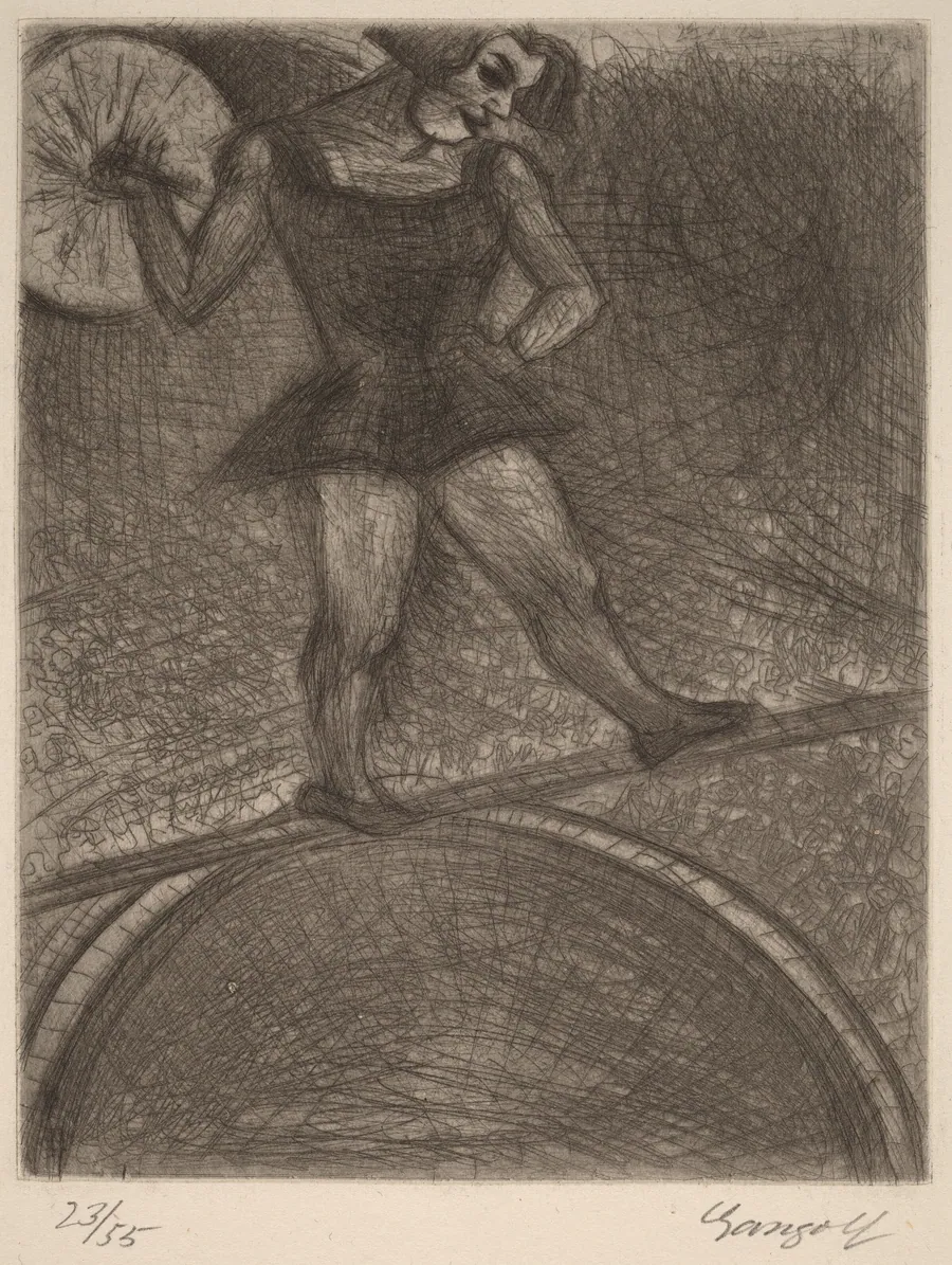 The Tightrope Walker (Die Seiltänzerin) by Paul Gangolf