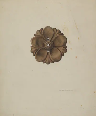 Ornamental Iron Rosette