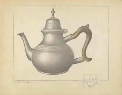 Pewter Teapot