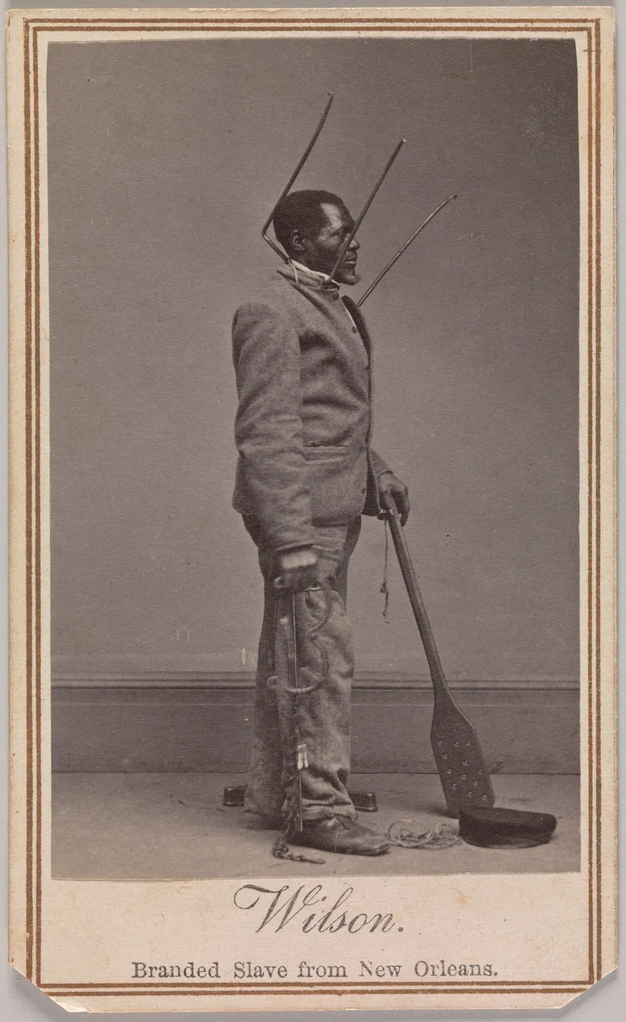 Wilson, Branded Slave from New Orleans by Charles Paxson