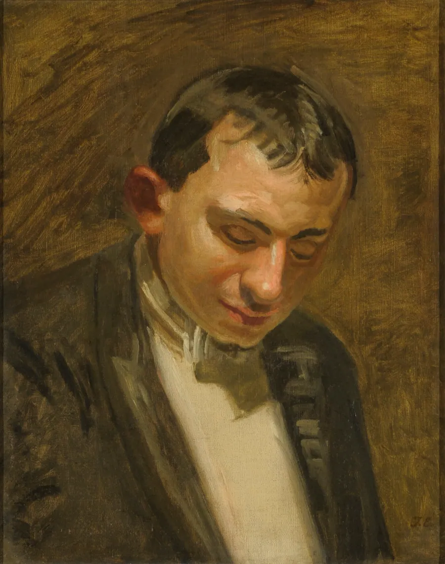 Study for the Referee in "Taking the Count" by Thomas Eakins, American, b. Philadelphia, Pennsylvania, 1844–1916