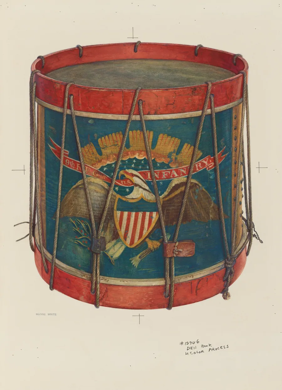 Civil War Drum by Wayne White