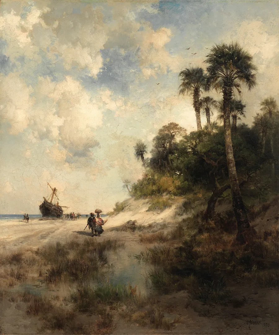 Fort George Island, Florida by Thomas Moran