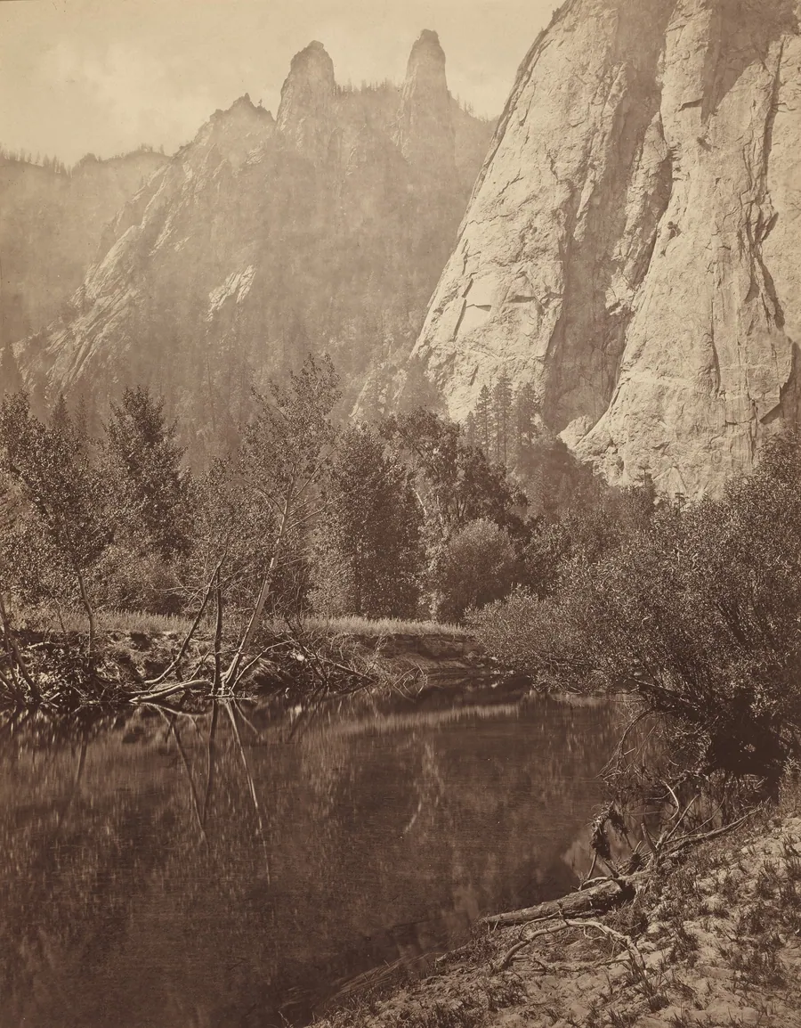 Cathedral Spires, Valley of the Yosemite by Eadweard Muybridge