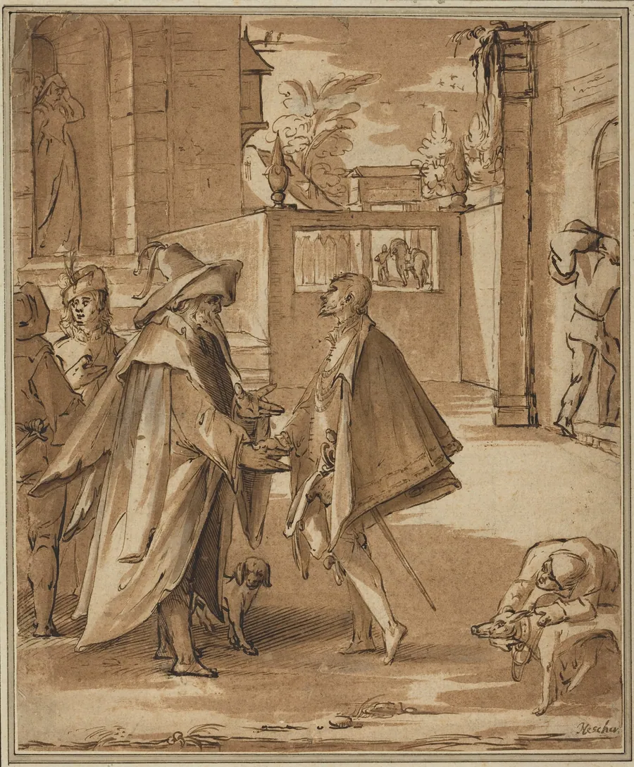 The Departure of the Prodigal Son by Karel van Mander I