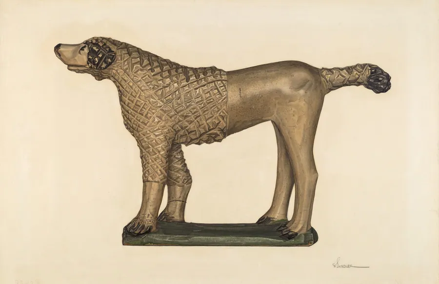 Poodle by Selma Sandler