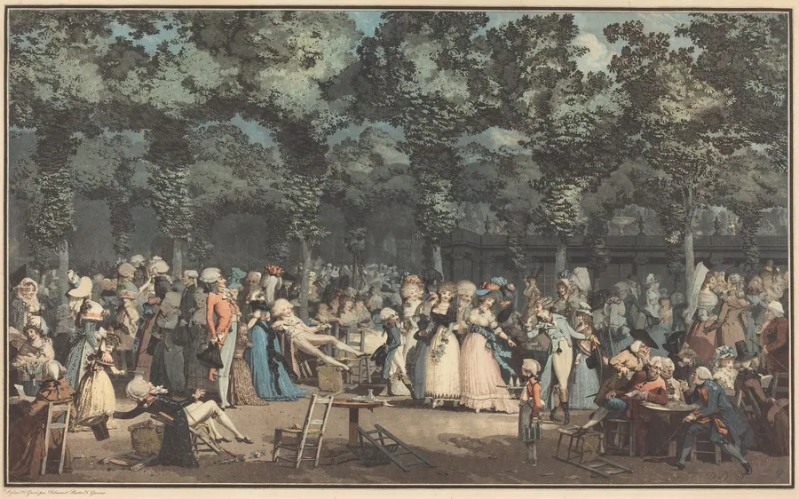 La Promenade Publique by Philibert-Louis Debucourt