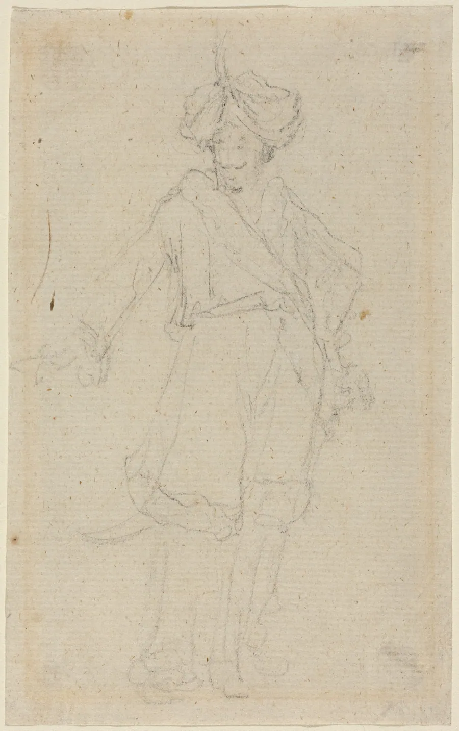 A Turk [recto] by Giovanni Battista Cipriani