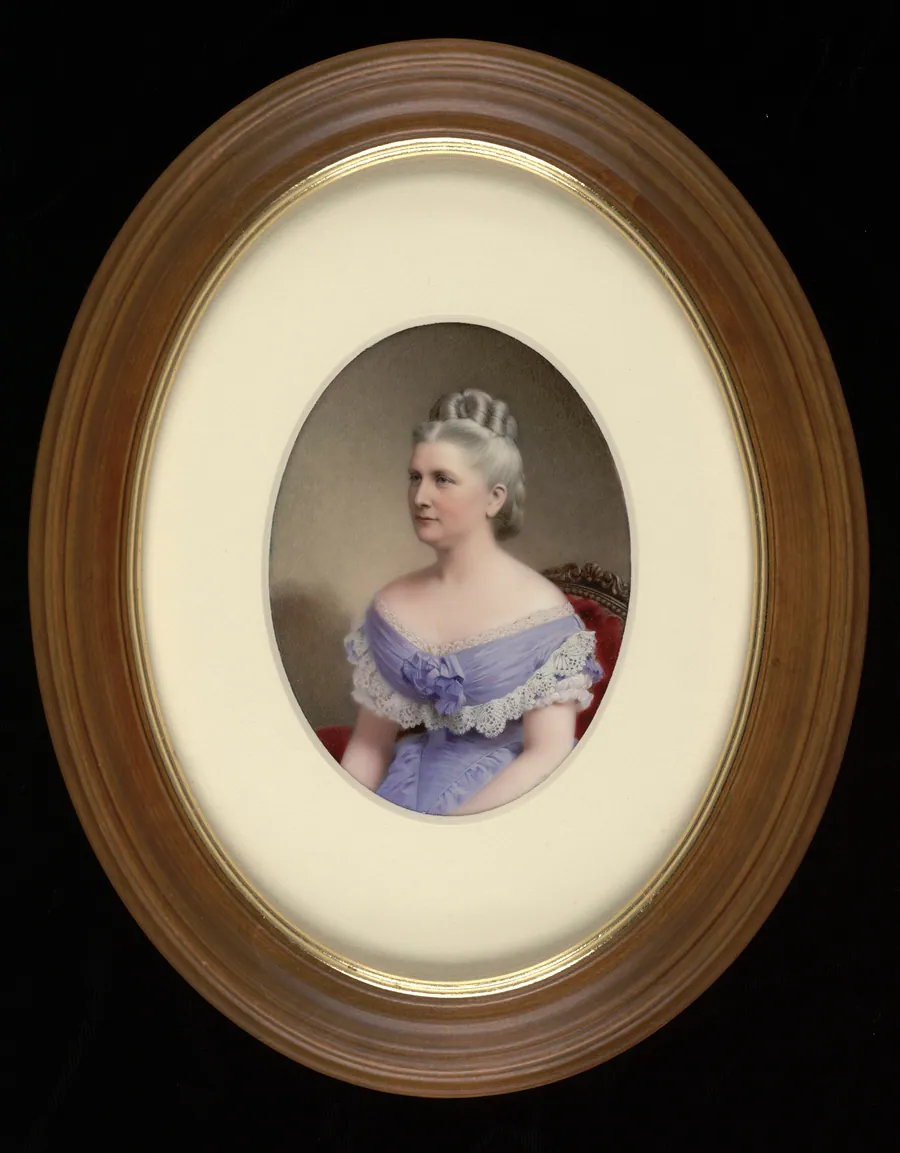 Harriet Lane Johnston by John Henry Brown, born Lancaster, PA 1818-died Philadelphia, PA 1891