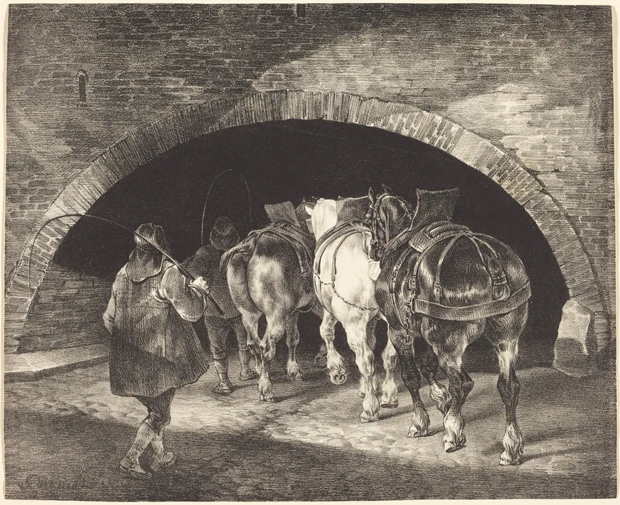 Adelphi Wharf by Théodore Gericault