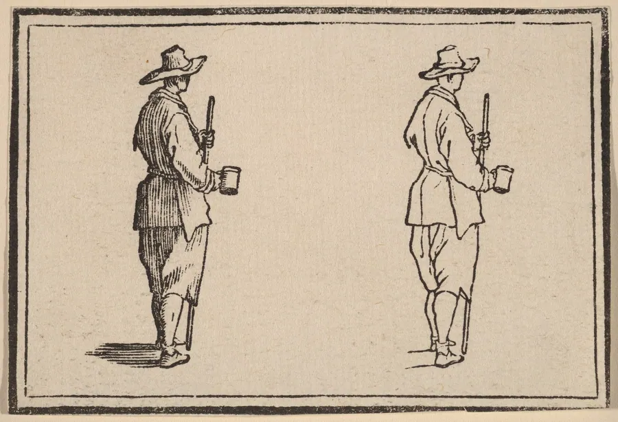 Peasant with a Cup by Edouard Eckman