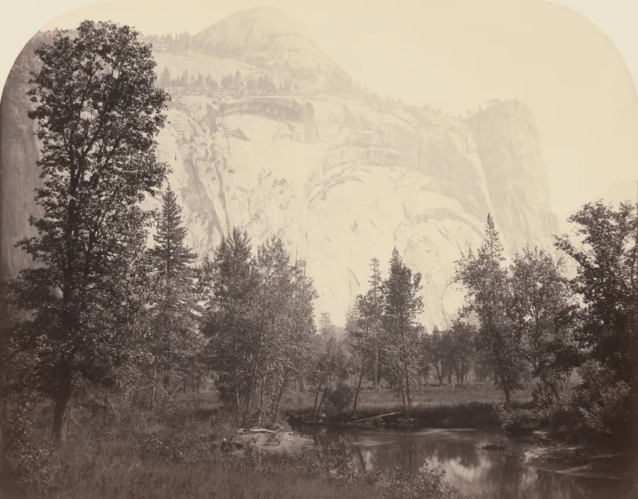 River View of the Royal Arches, Yosemite by Carleton E. Watkins