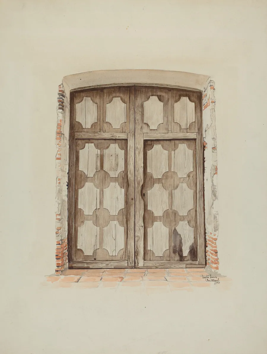Church Doors by Dayton Brown