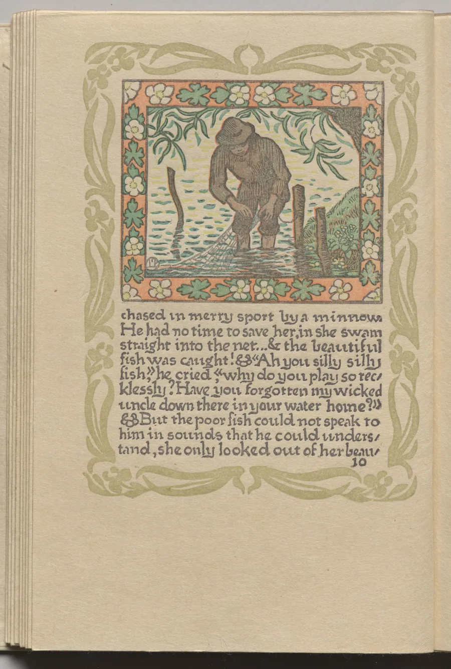 The Queen of the Fishes: Plate 10 by Lucien Pissarro