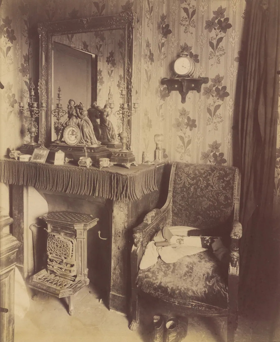 Interior of a Working Class Home, rue de Romainville by Eugène Atget