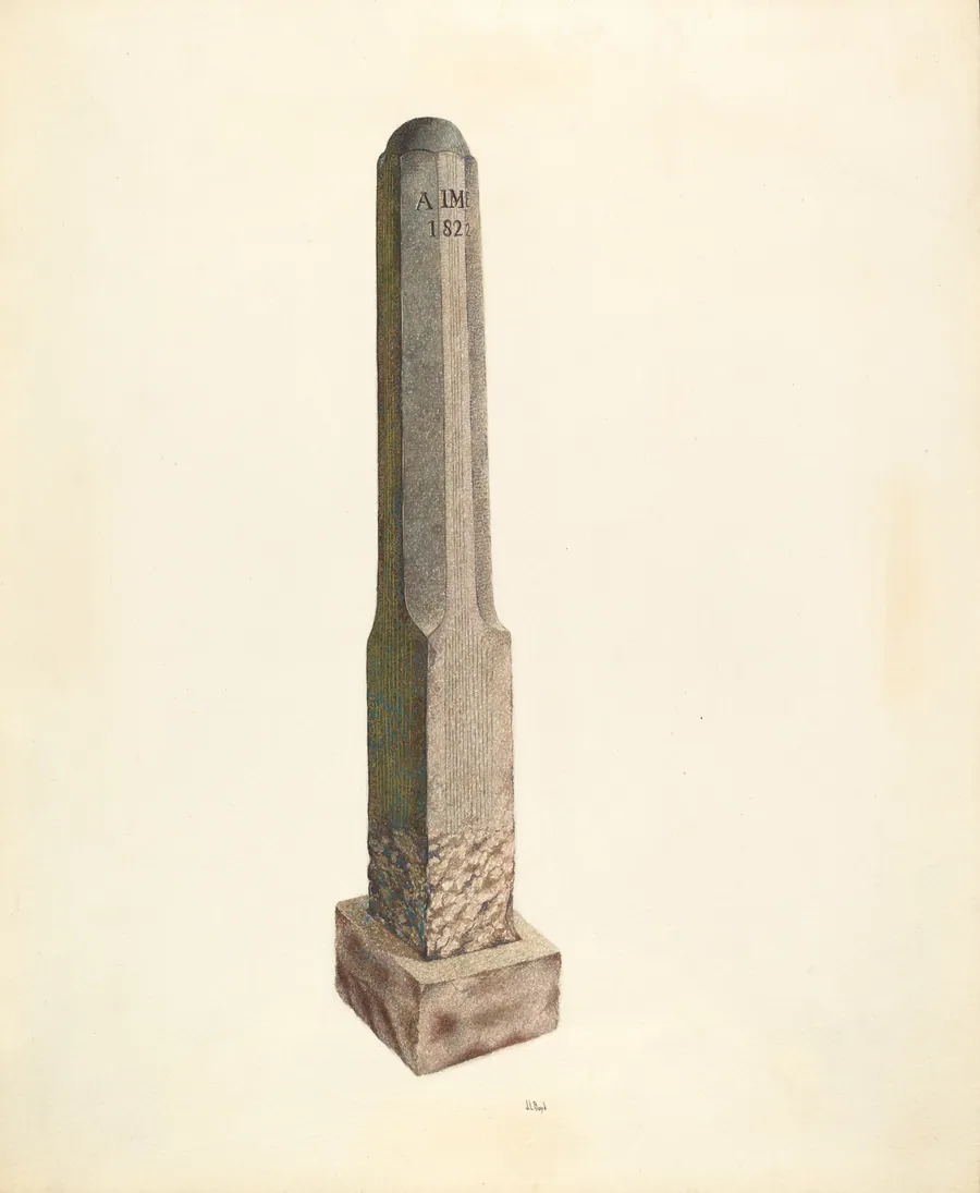 Plantation Boundary Marker by Joseph L. Boyd