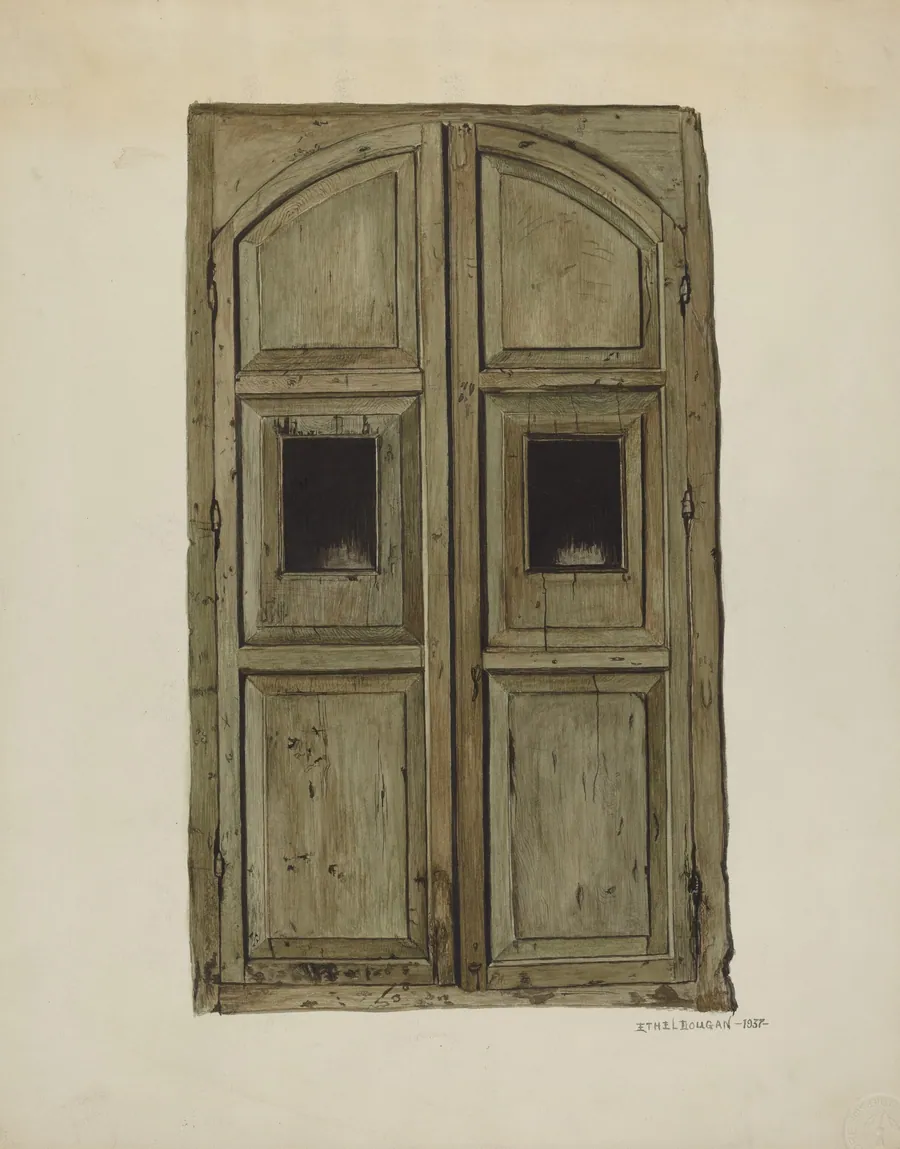 Doors to Confessional by Ethel Dougan