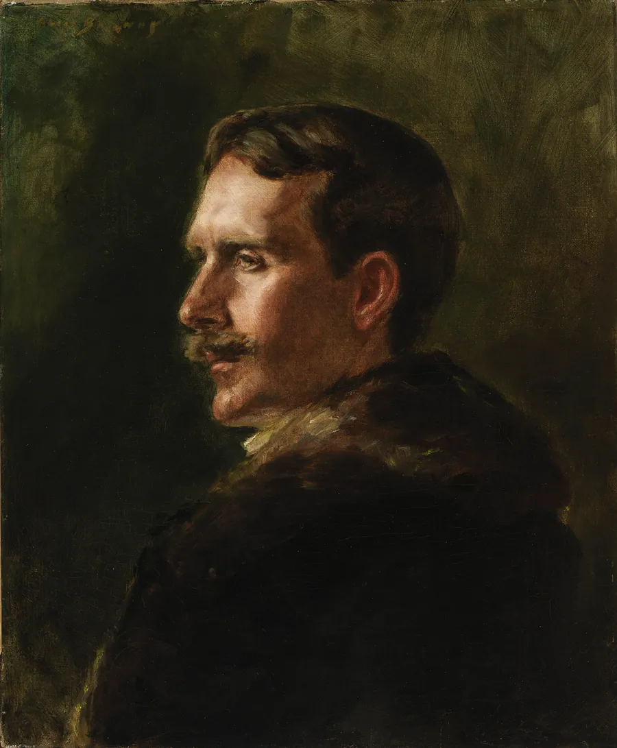 The Fur Coat by Alice Pike Barney, born Cincinnati, OH 1857-died Los Angeles, CA 1931