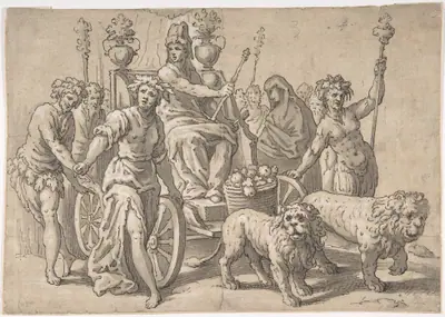 The Triumph of Cybele, after Paolo Fiammingo's 'Triumph of Earth'