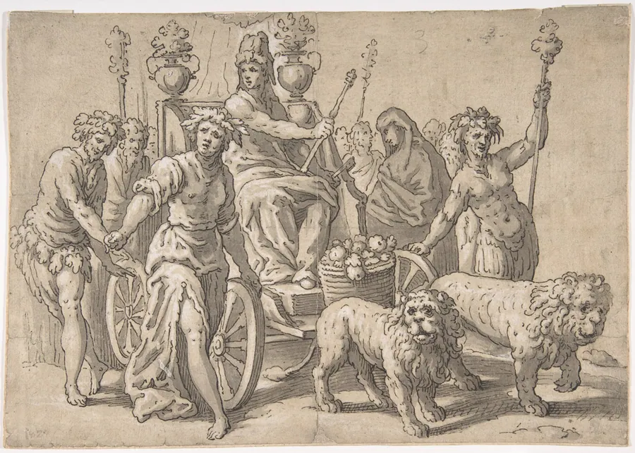 The Triumph of Cybele, after Paolo Fiammingo's 'Triumph of Earth' by Hans Friedrich Schorer