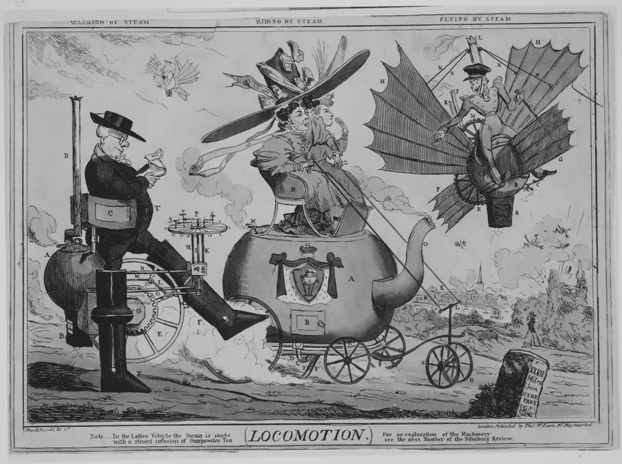 Locomotion: Walking by Steam, Riding by Steam, Flying by Steam by Robert Seymour