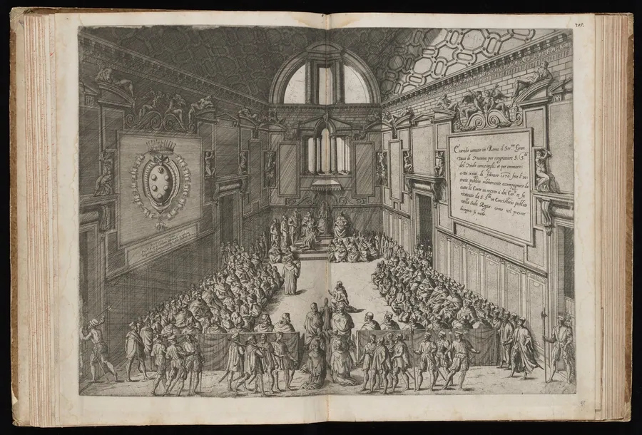 The Coronation of Cosimo I de' Medici by Étienne Dupérac