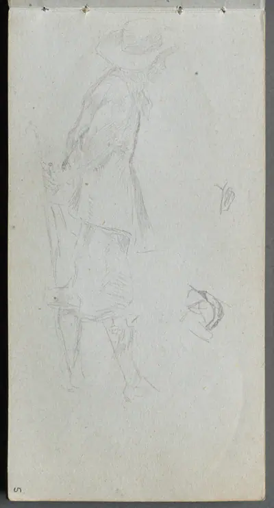 Sketchbook, page 5: Figure Study