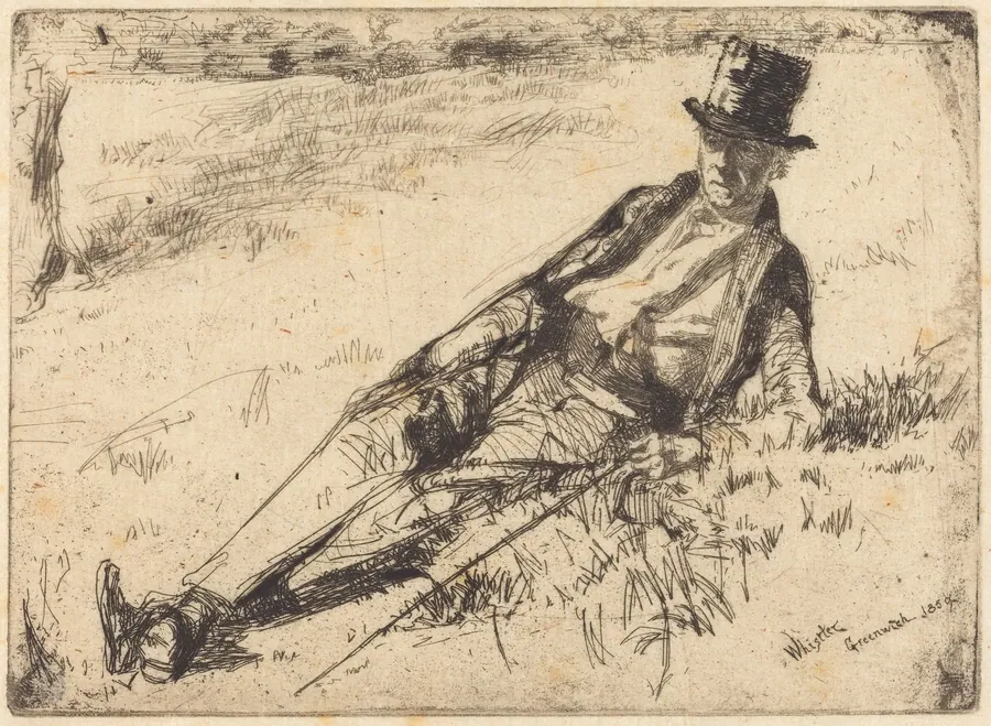 Greenwich Pensioner by James McNeill Whistler