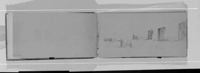 Landscape with Ruins (recto, from sketchbook)