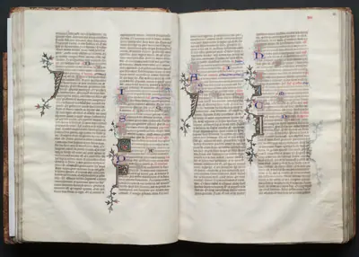 The Gotha Missal:  Fol. 32v, Text