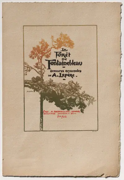 Fontainebleau Forest: Ad for "Fontainebleau Forest" (La Forêt de Fontainebleau)