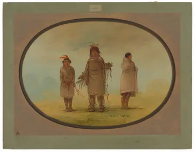 A Stone Warrior, His Wife, and a Boy