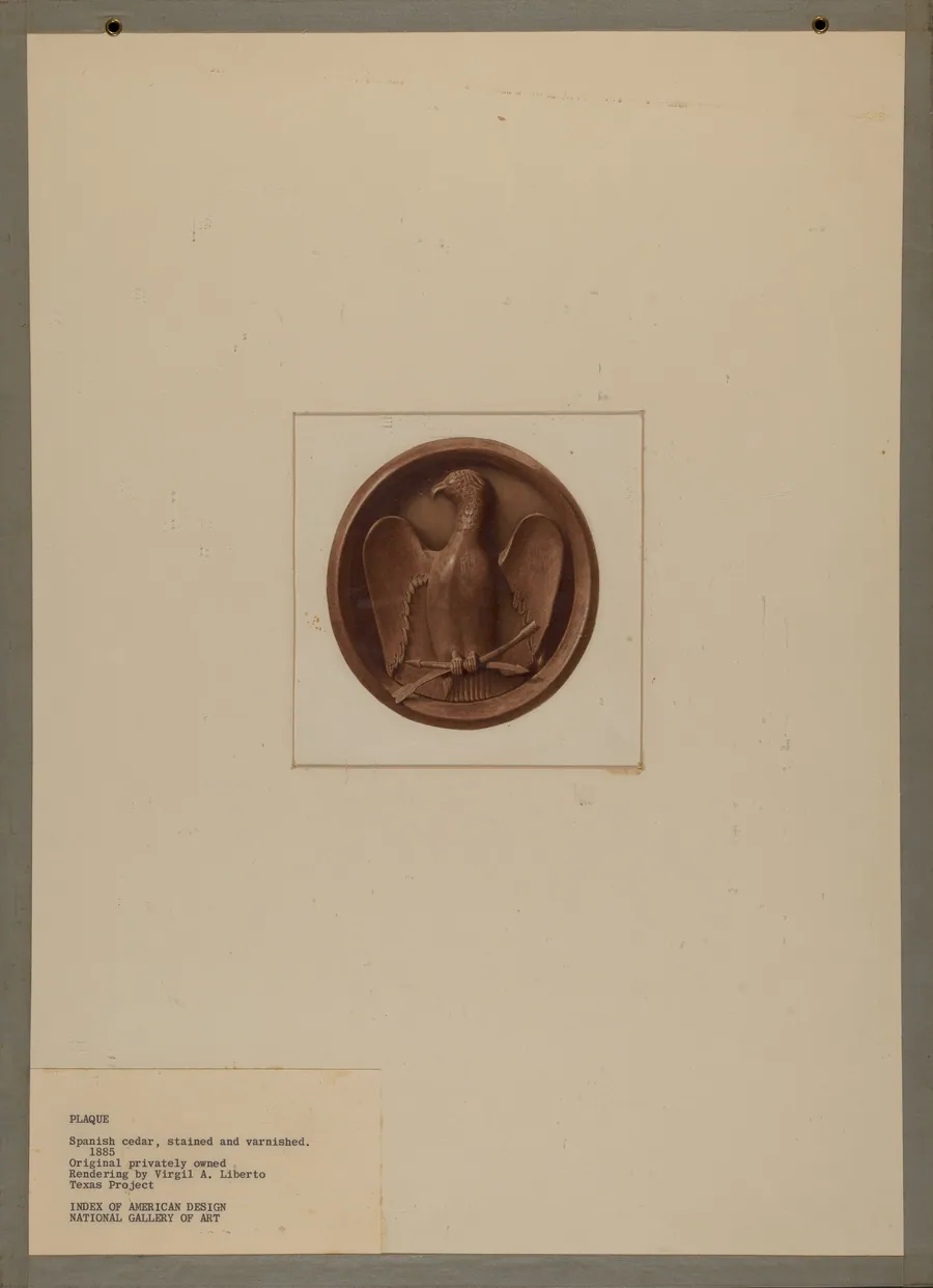 Plaque by Virgil A. Liberto