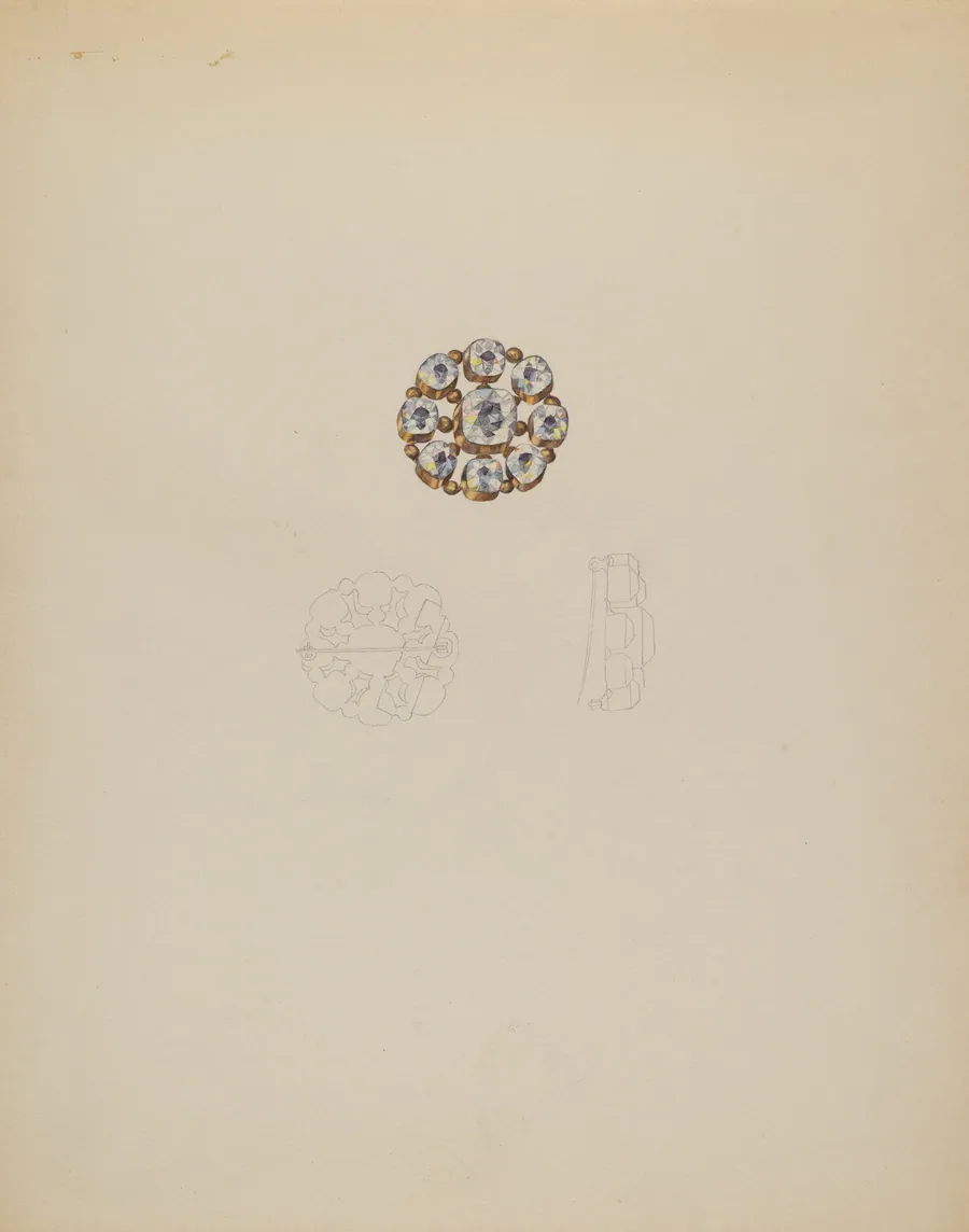 Cameo Brooch by Doris Beer