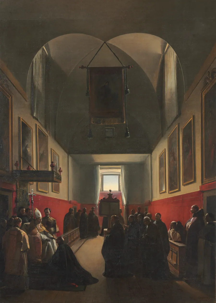 Homage to a Bishop by François Marius Granet