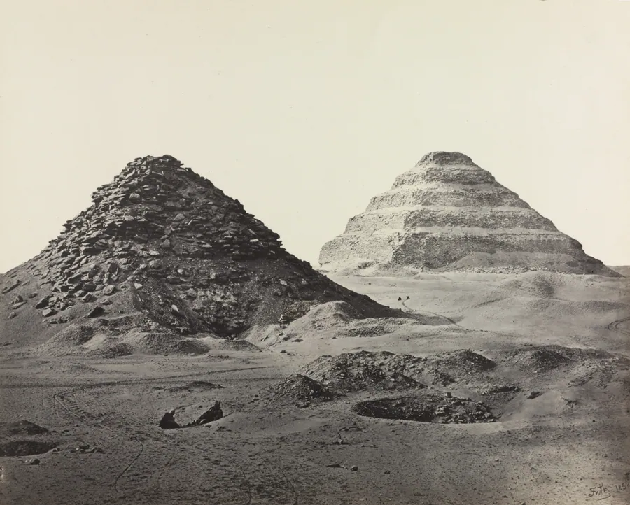 The Pyramids of Saqqara, from the Northeast by Francis Frith