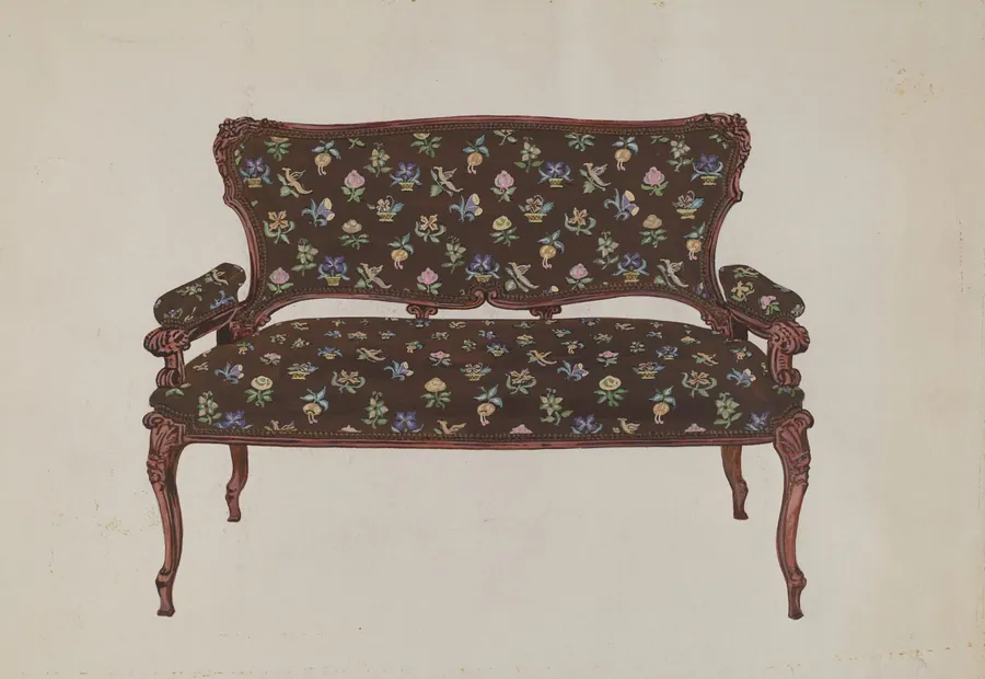 Settee by Florence Huston