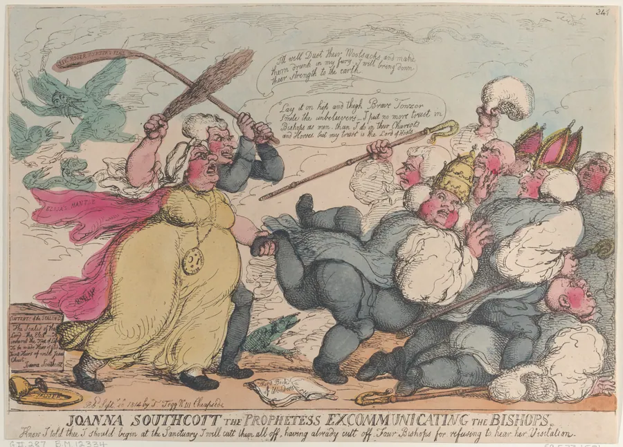 Joanna Southcott the Prophetess Excommunicating the Bishops by Joanna Southcott