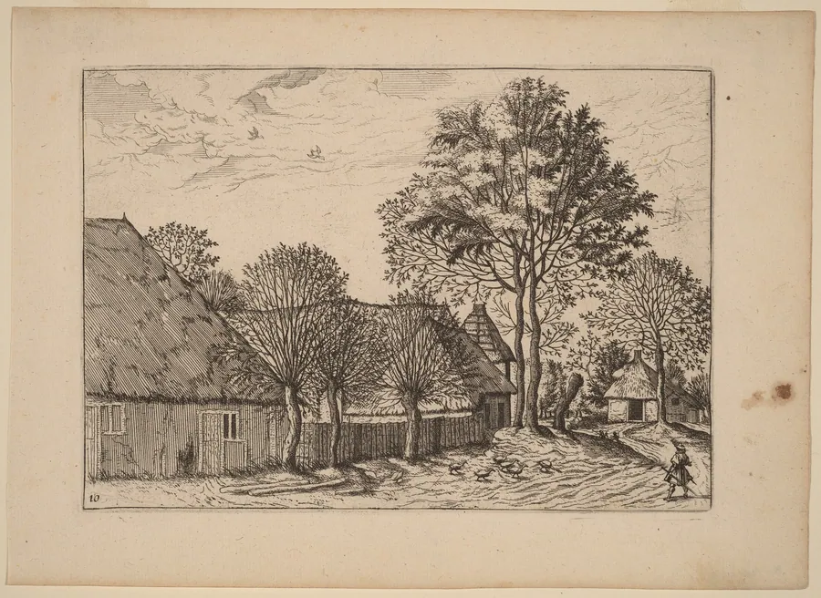 Farms by Johannes van Doetechum the Elder