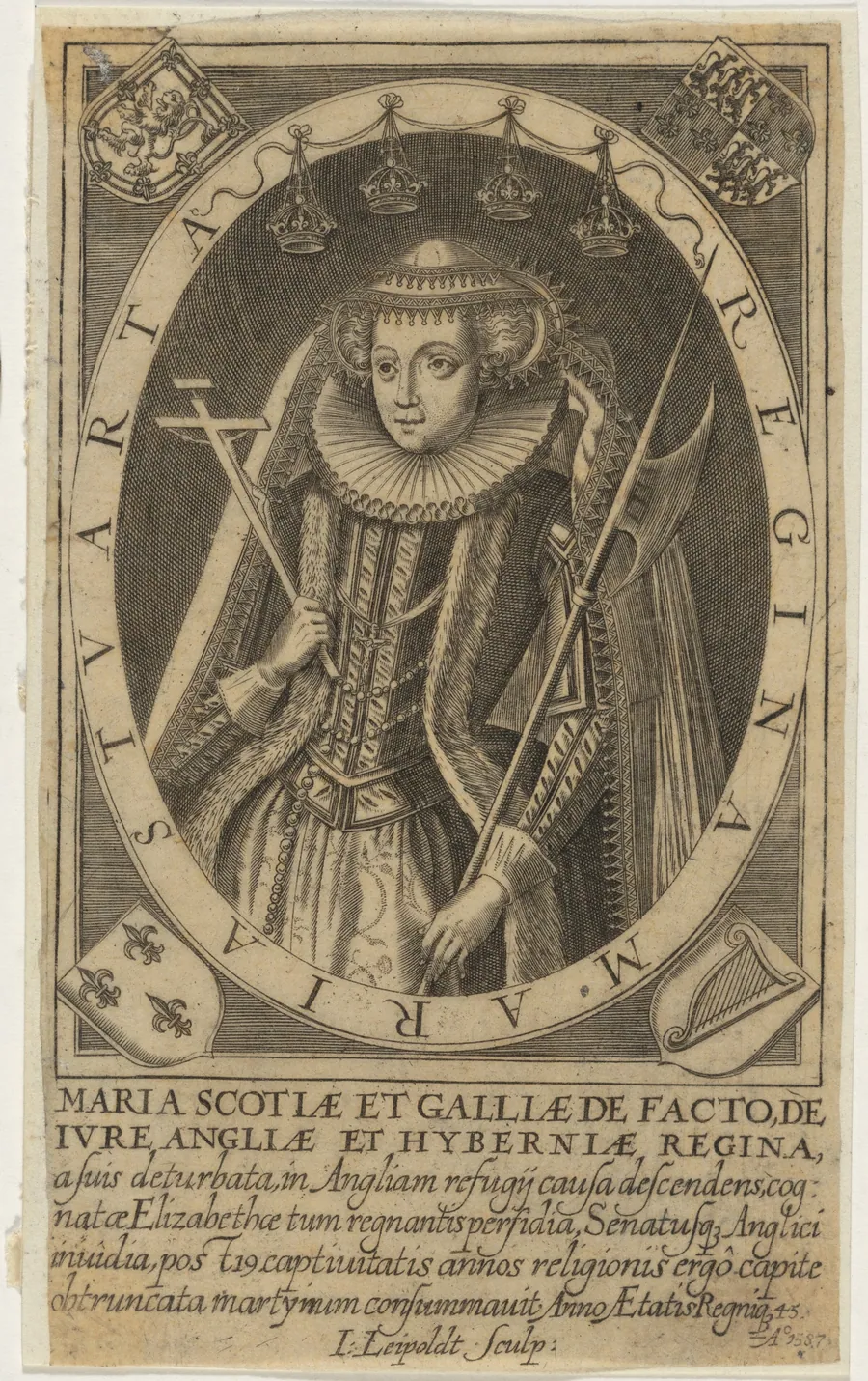 Mary, Queen of Scots by Johann Leipoldt